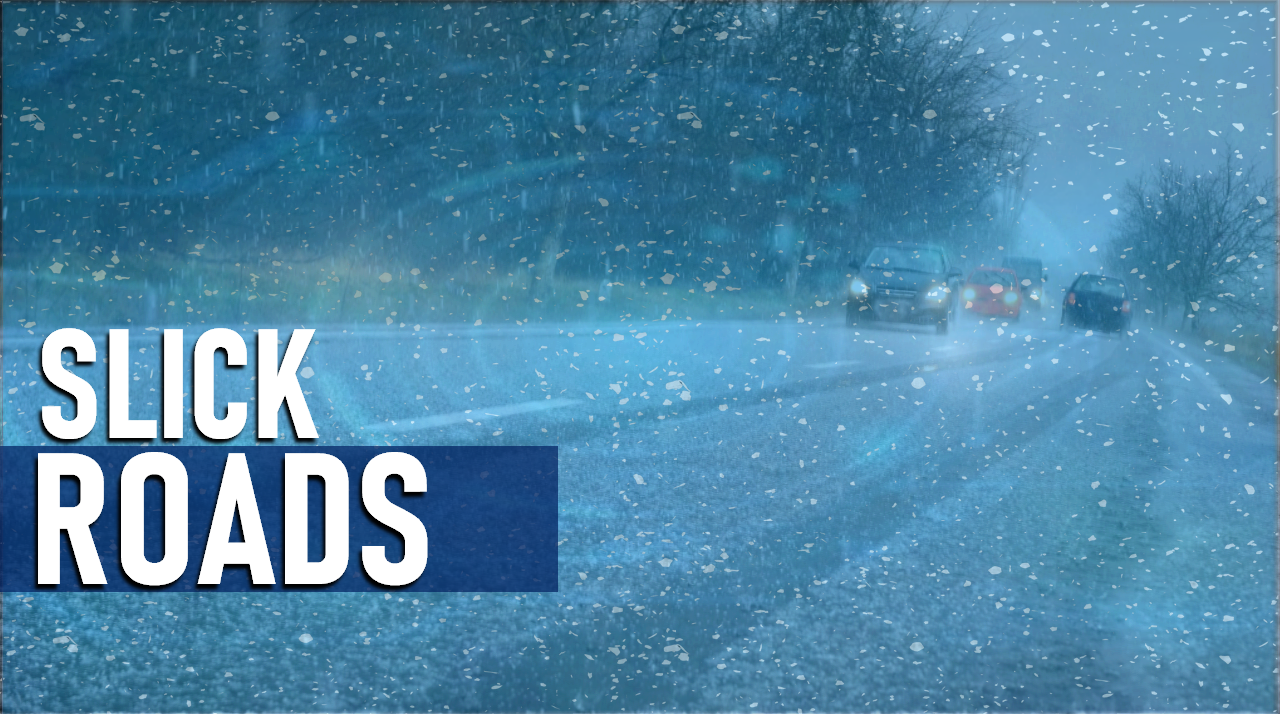 Slick Roads Being Reported, State Police Offer Tips For Safe Driving in