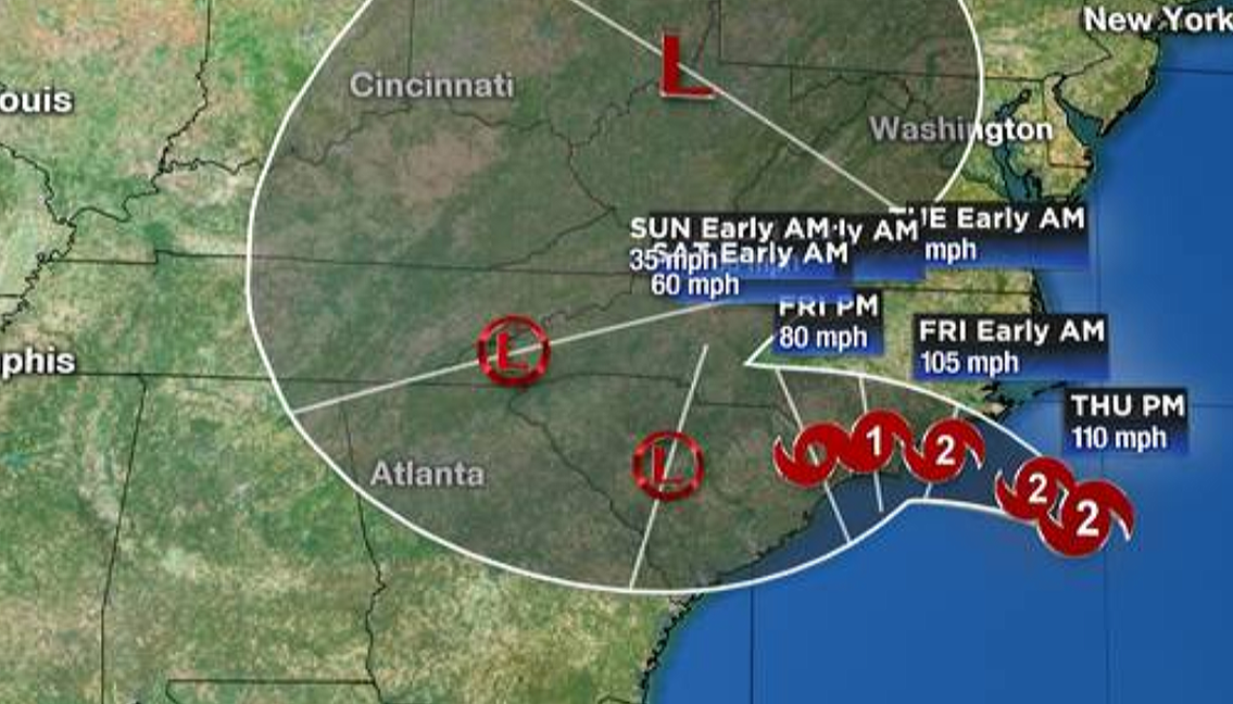 NEW Florence Weakens a Bit Overnight, Meteorologists Warn Storm is Still Very Dangerous