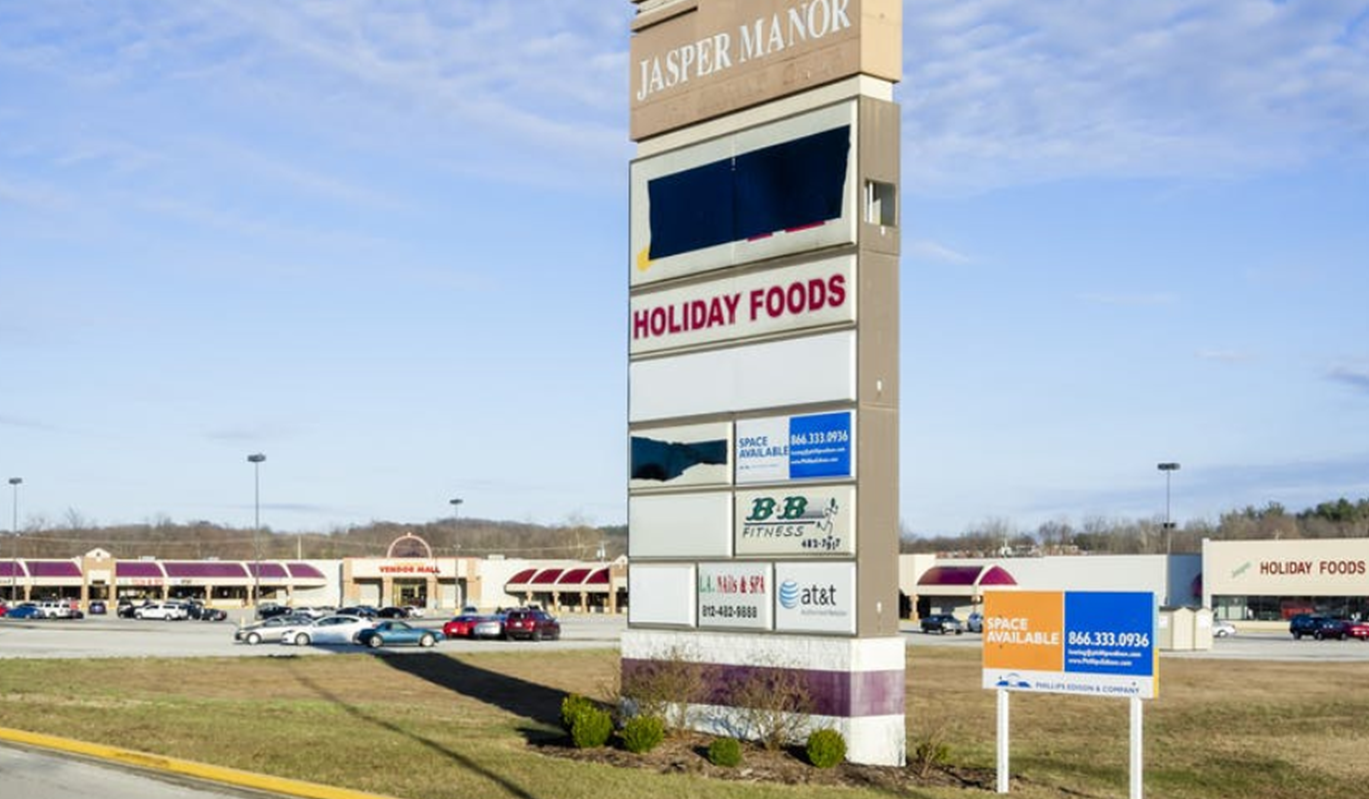 Online Auction Underway Now For the Jasper Manor Shopping Center