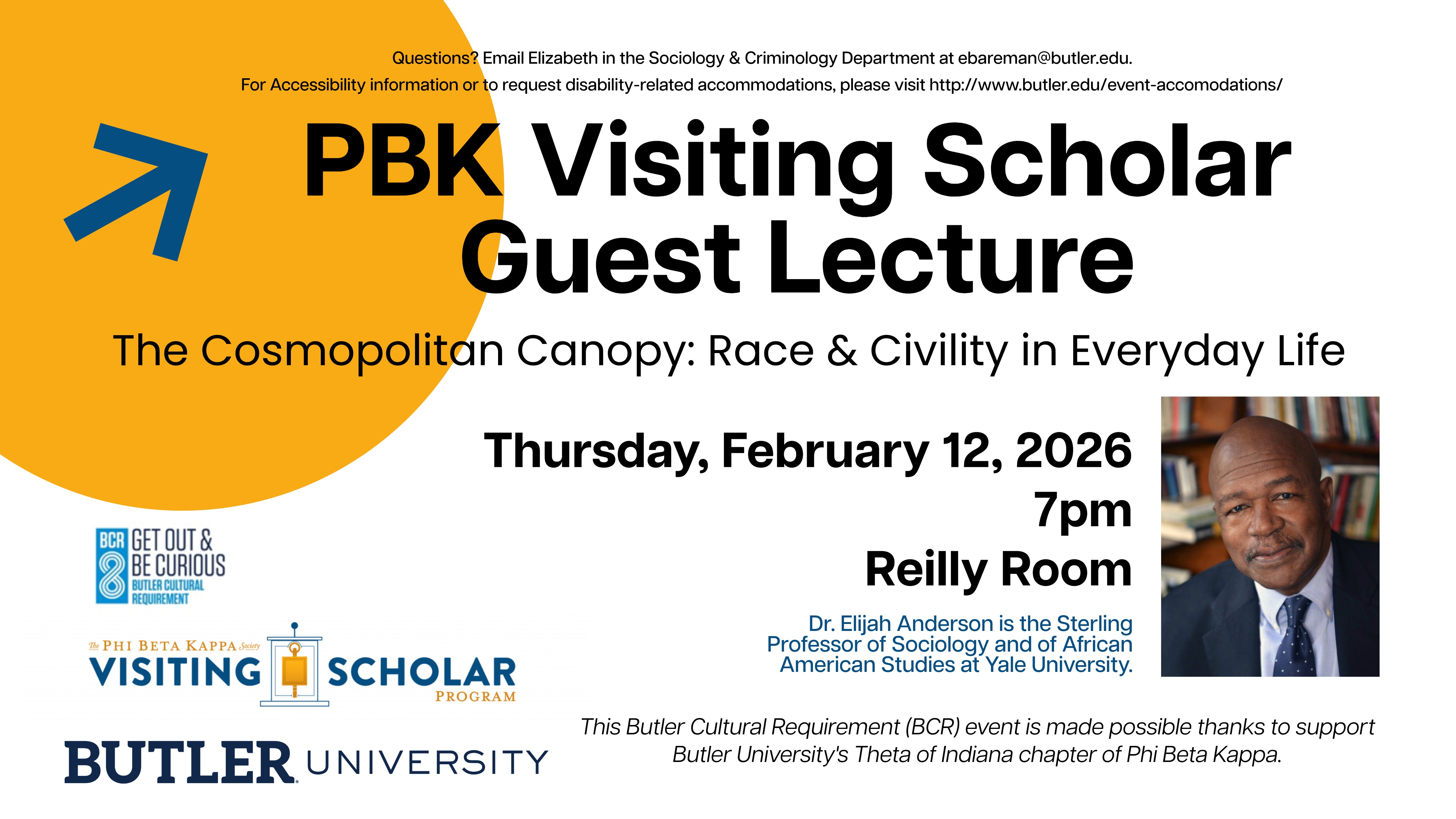 Elijah Anderson, Phi Beta Kappa Visiting Scholar Guest Lecture