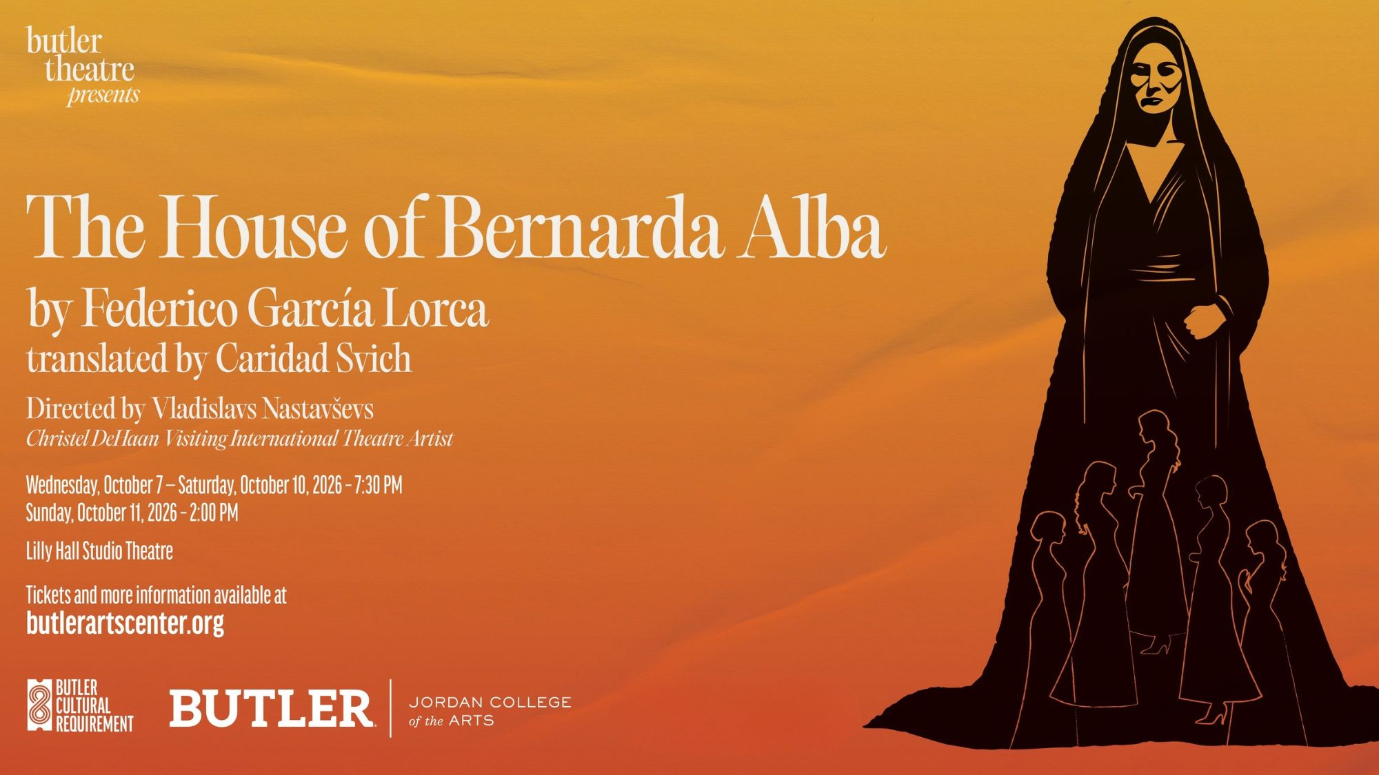 Butler Theatre presents The House of Bernarda Alba