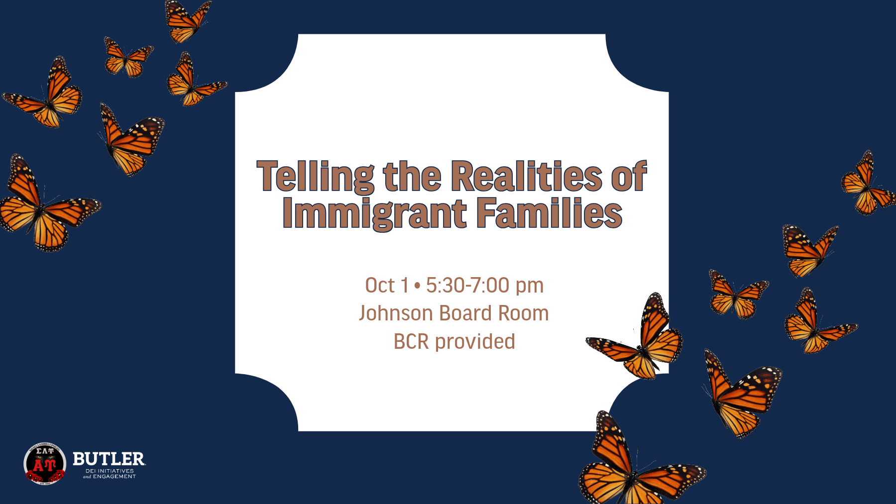 Telling the Realities of Immigrant Families: A Panel Discussion