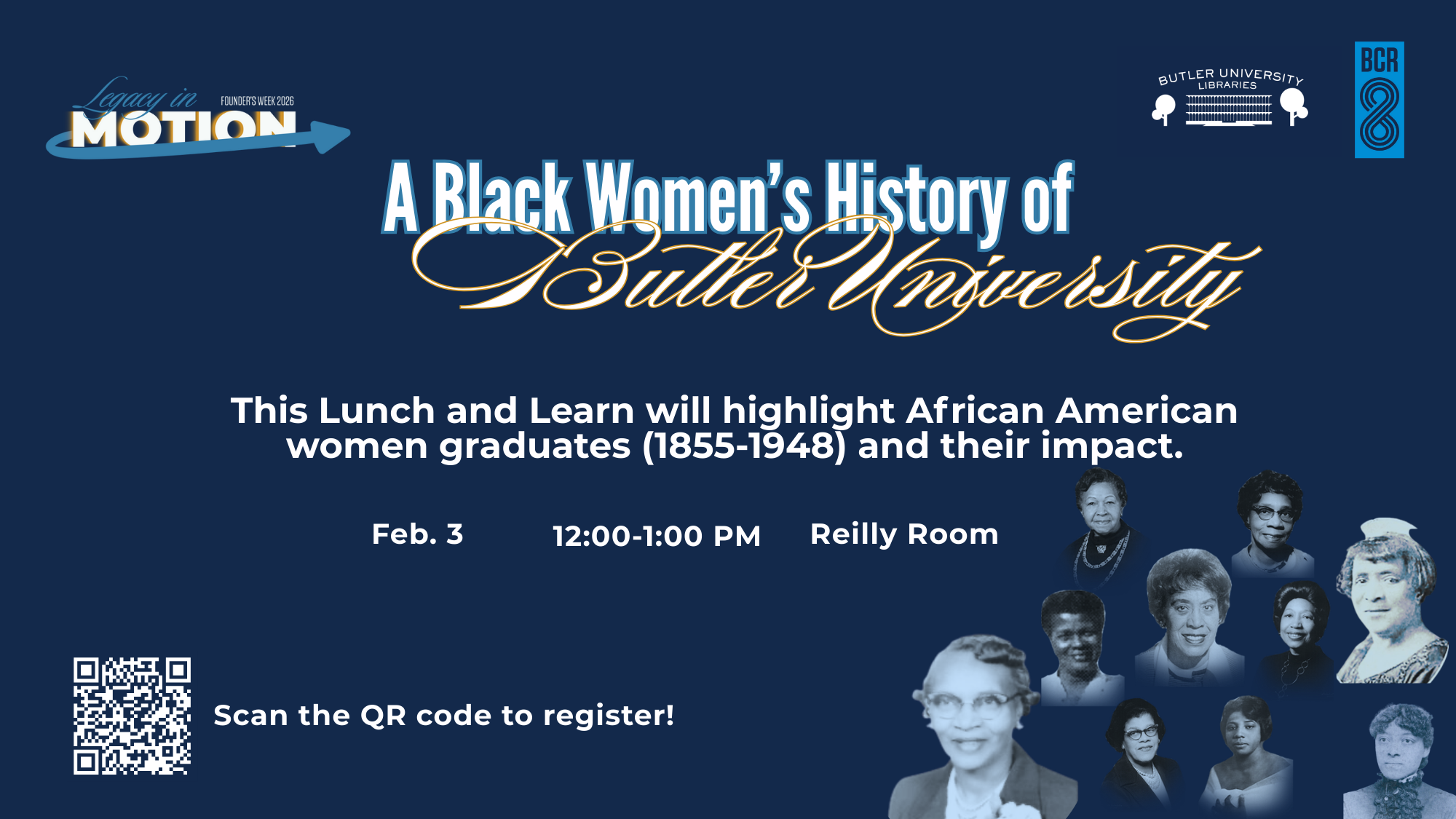 Founder's Week: A Black Women’s History of Butler University Lunch & Learn