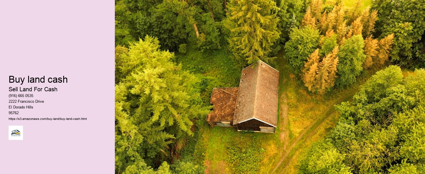 Buy land cash
