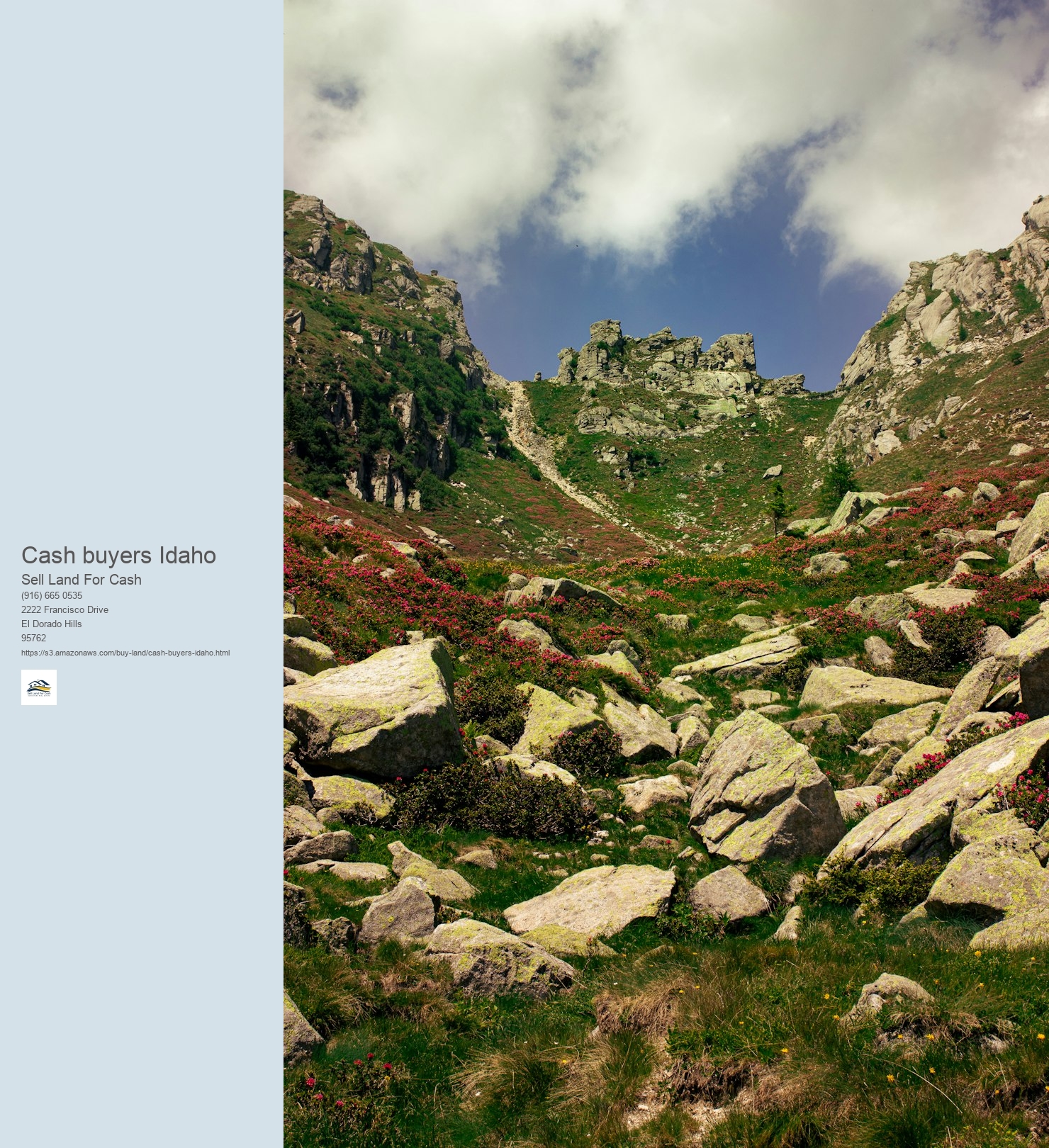 What is the most effective way to locate buyers for Idaho land?