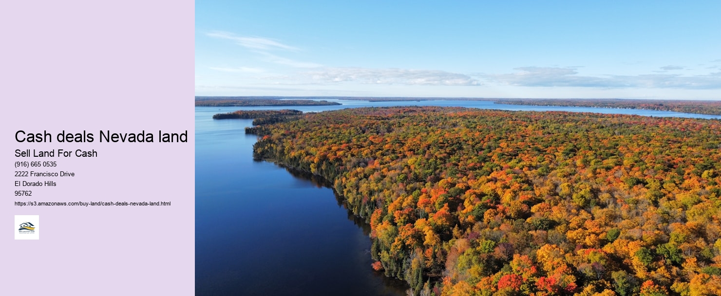 Cash deals Nevada land