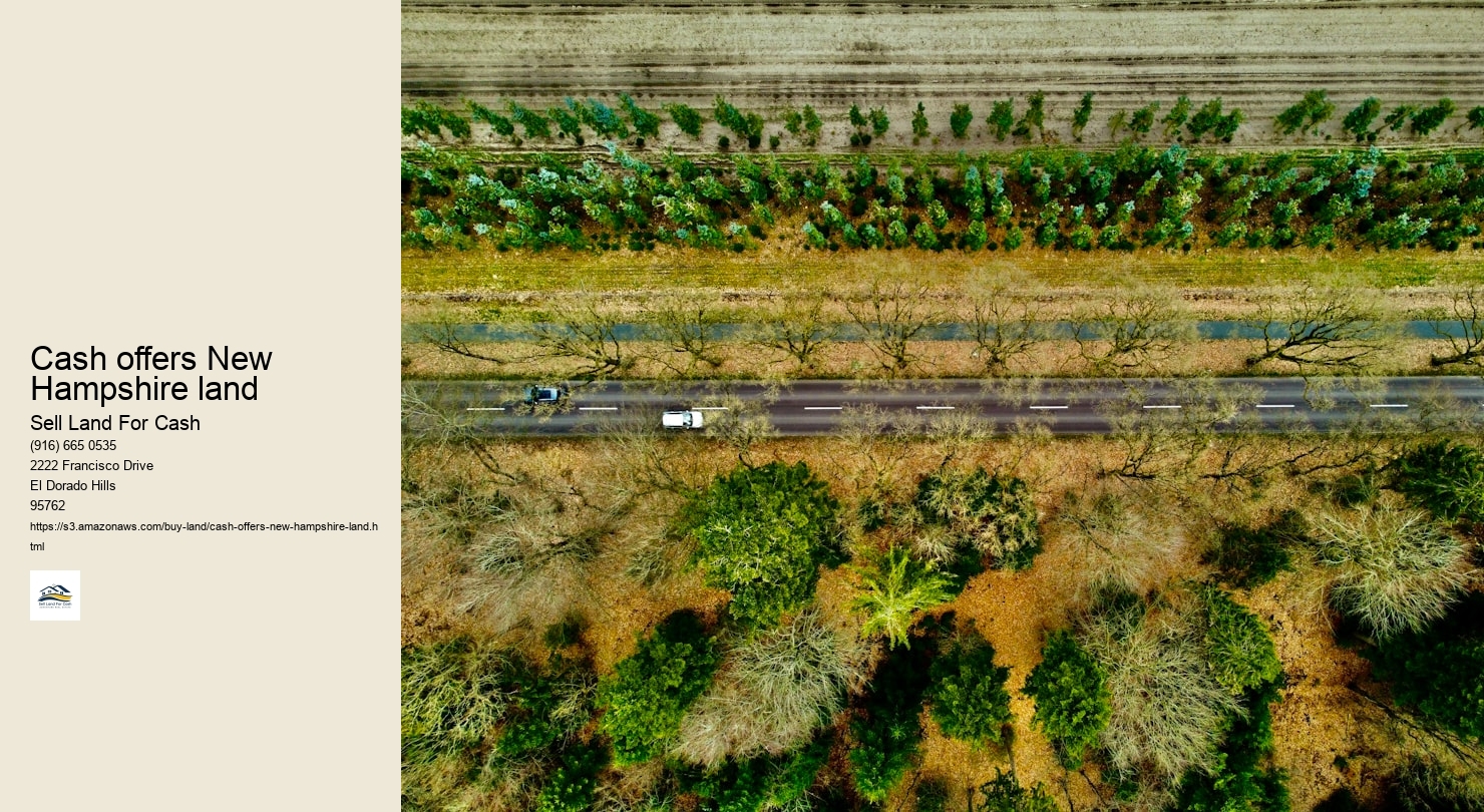 Cash offers New Hampshire land