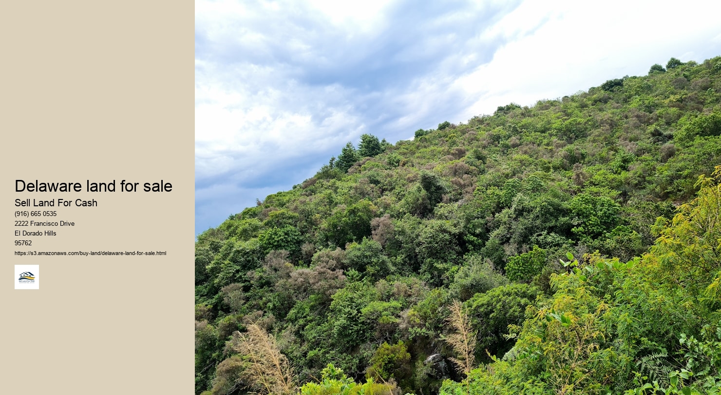 Delaware land for sale