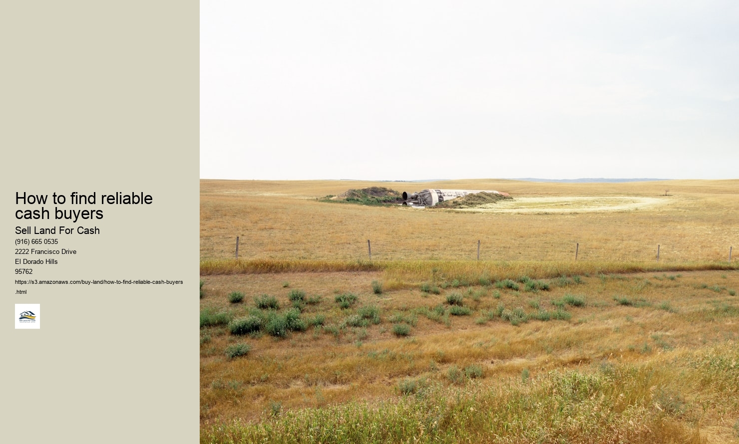 How to find reliable cash buyers