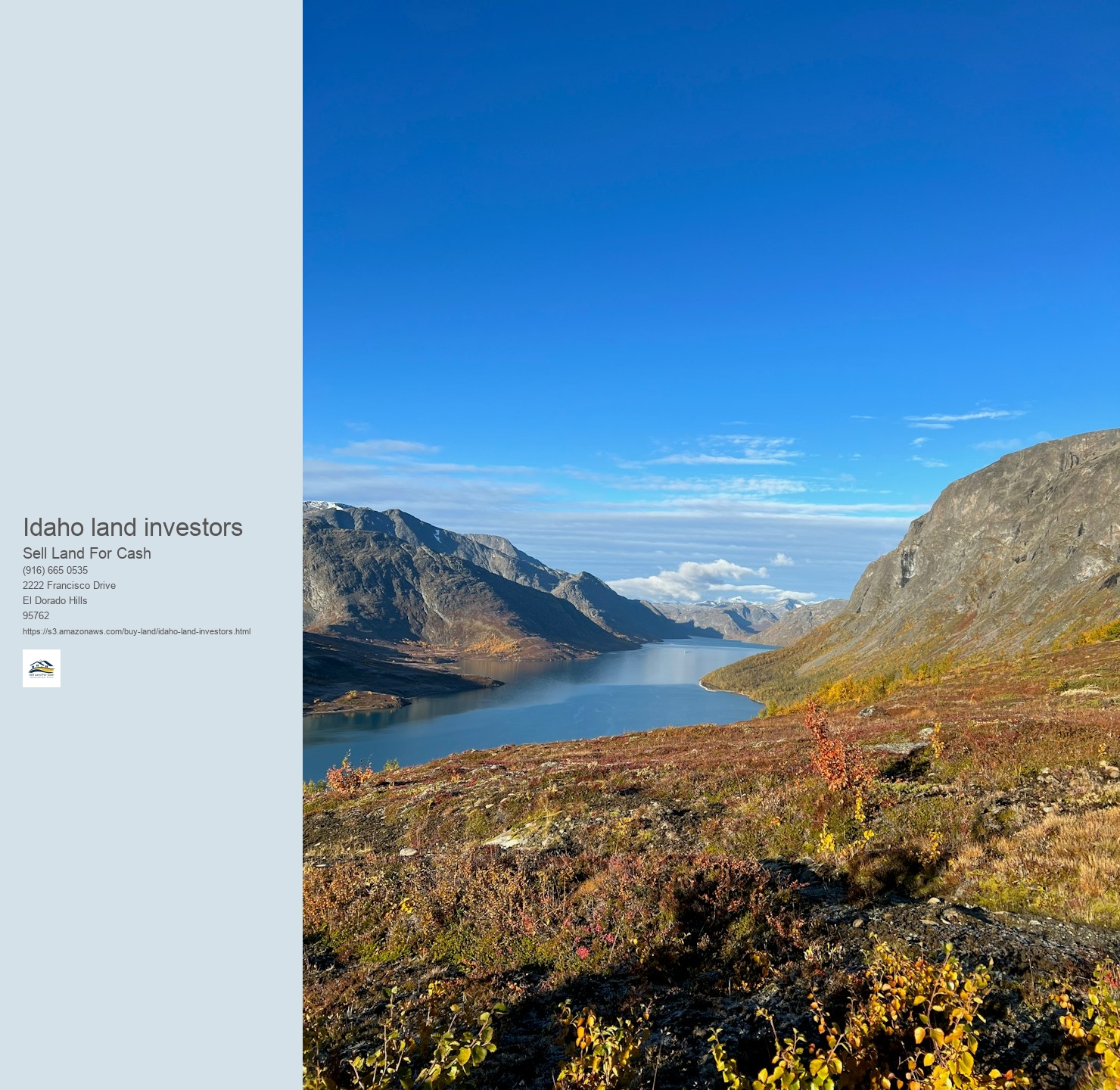 What is the best way to discover purchasers for Idaho land?