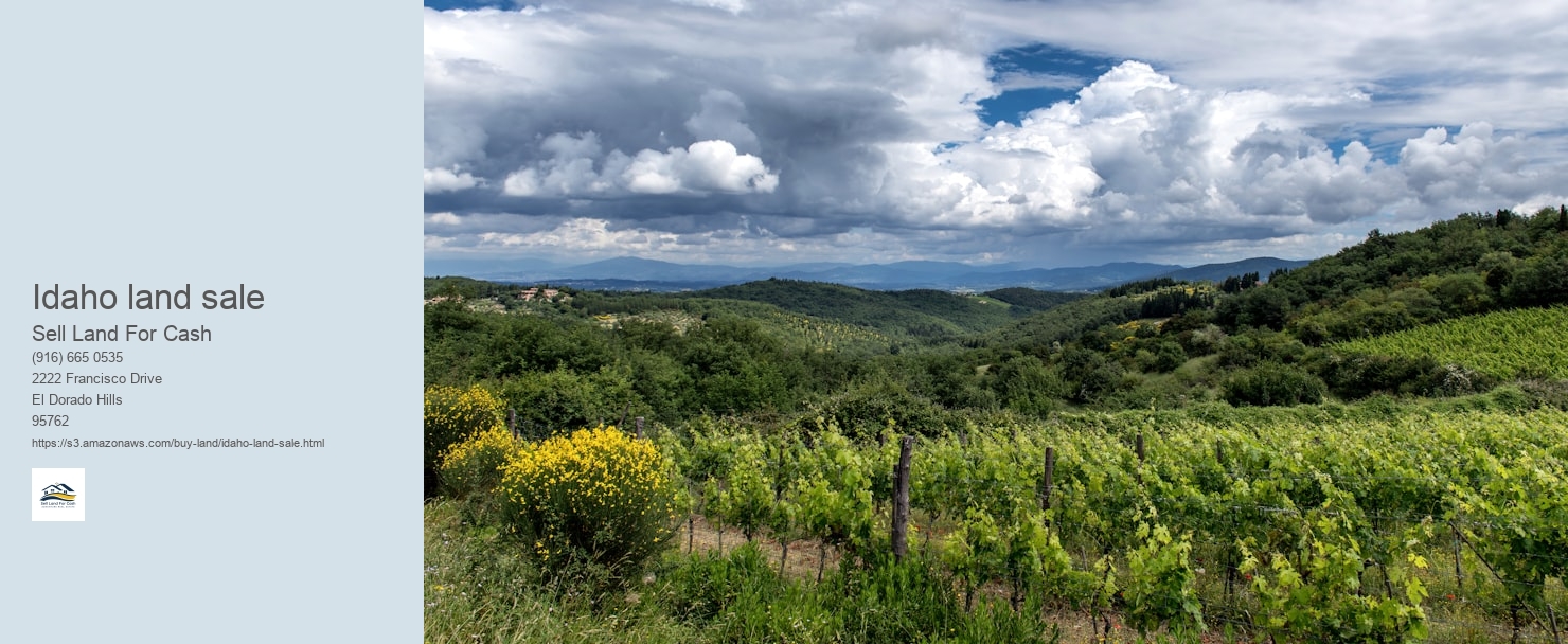 Idaho land sale