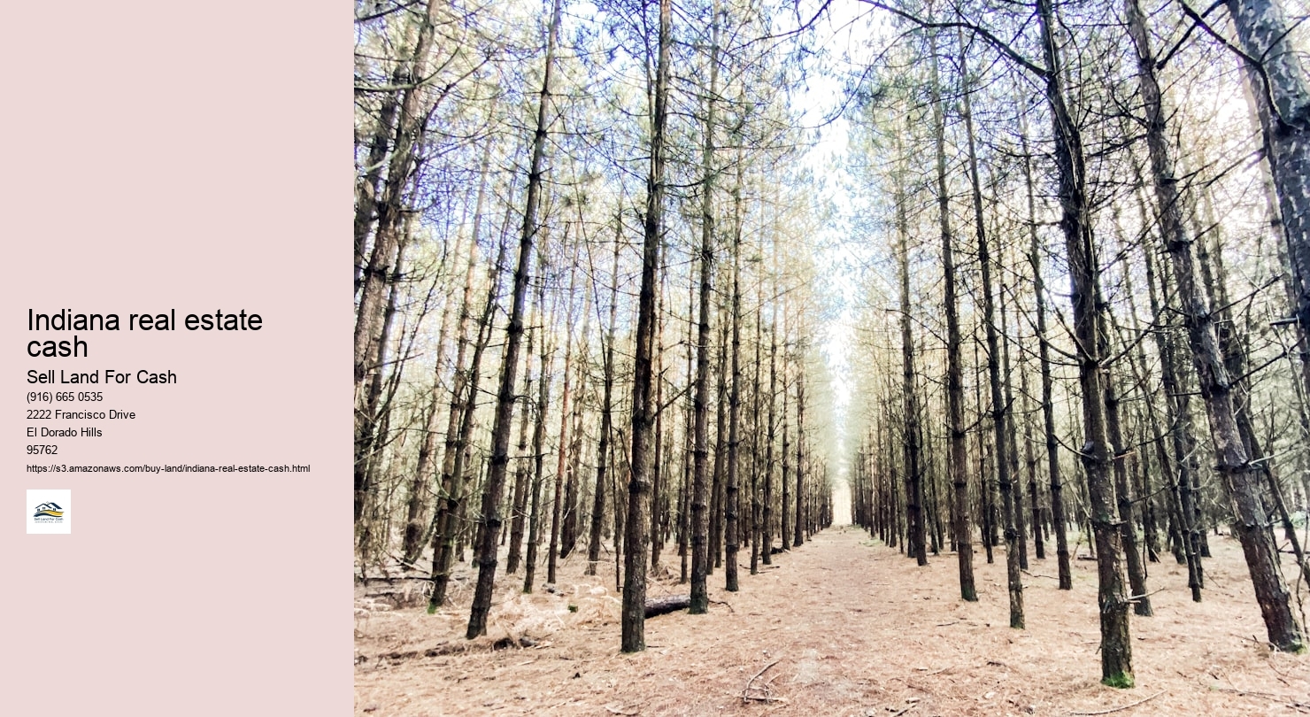 Indiana real estate cash