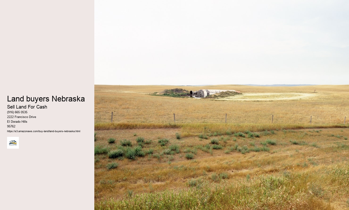 Land buyers Nebraska