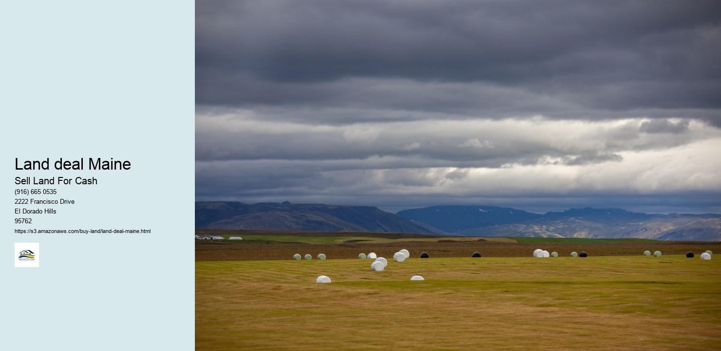 Land deal Maine
