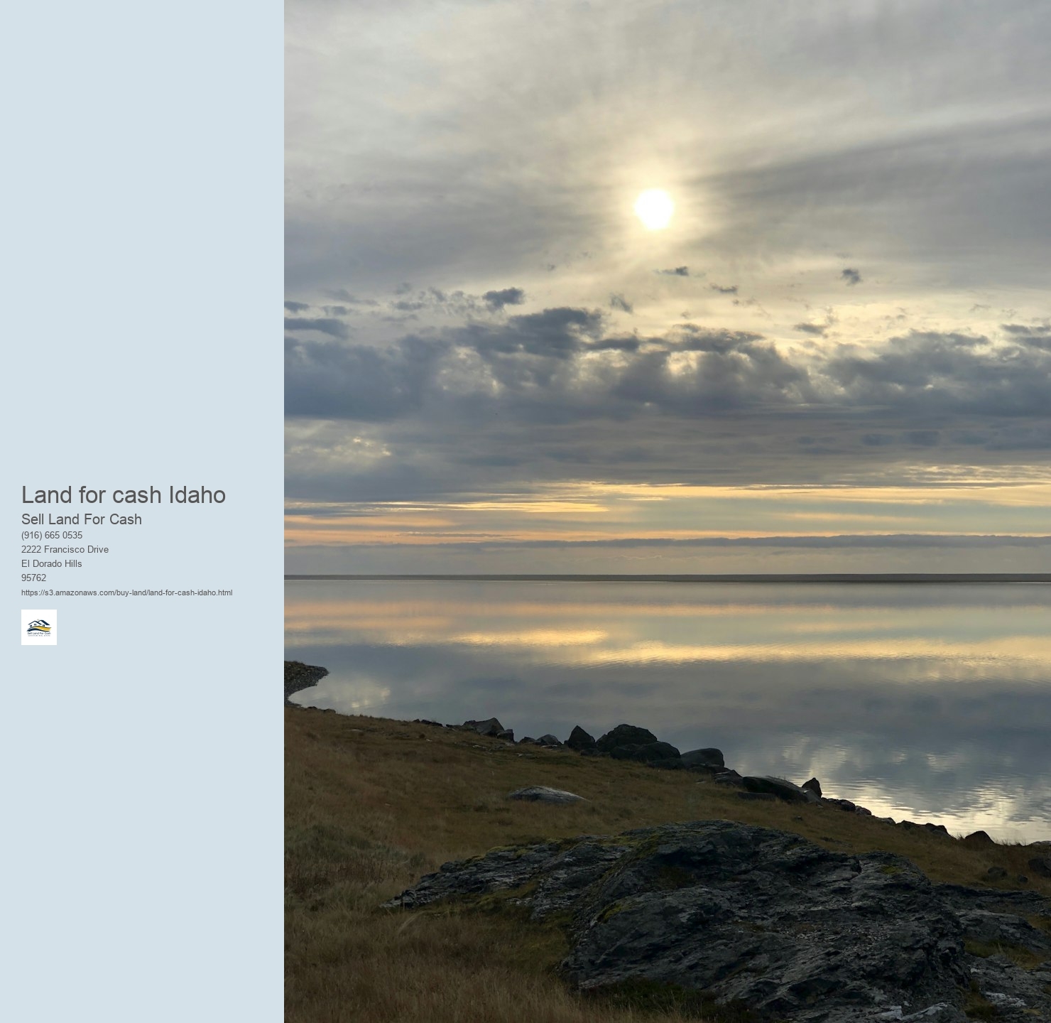 What is the most effective means to find purchasers for Idaho land?