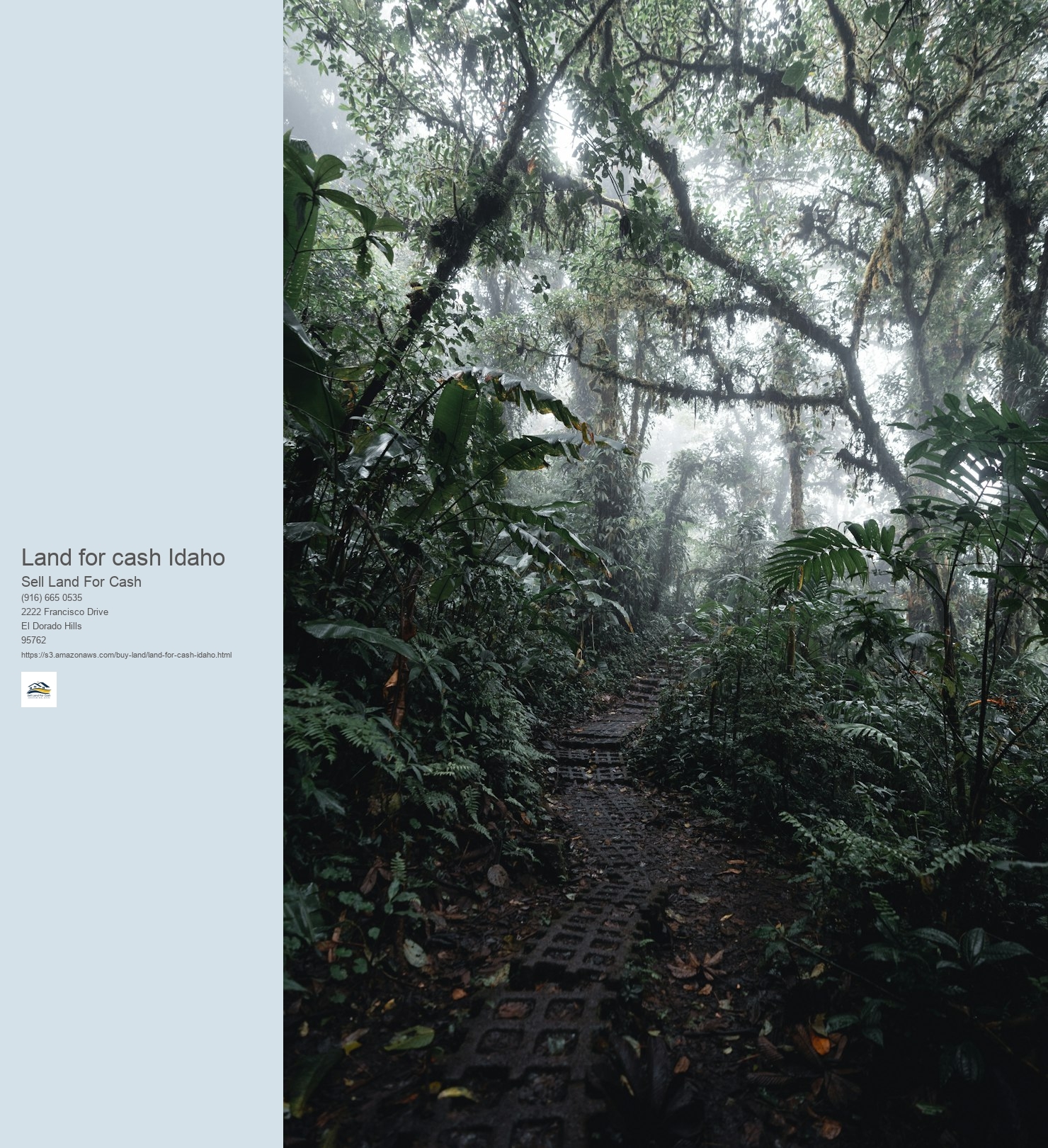 What is the current market need for Idaho land sales?