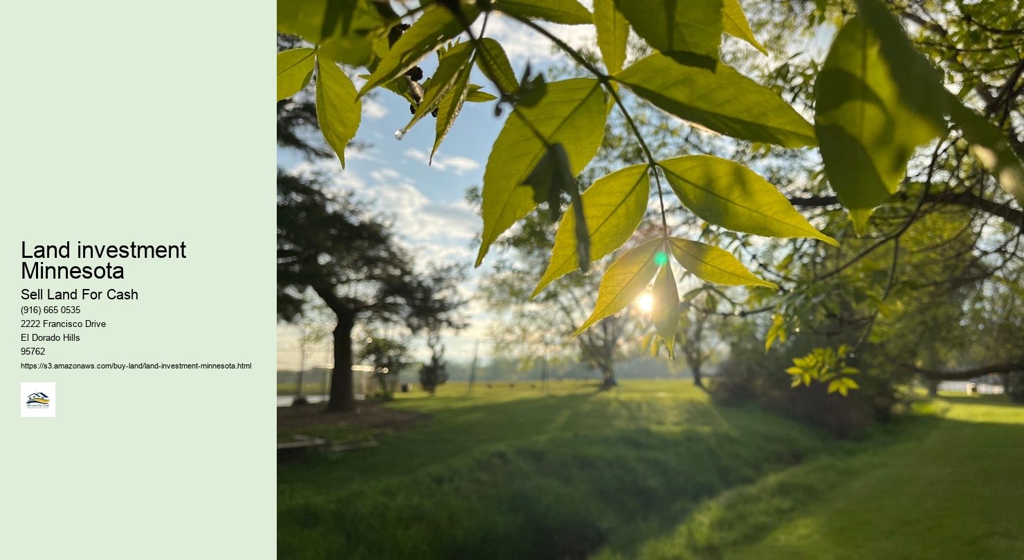 Land investment Minnesota