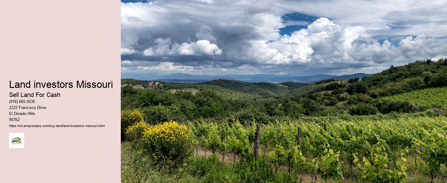 Land investors Missouri