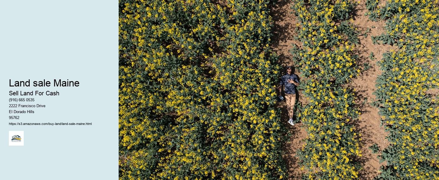 Land sale Maine