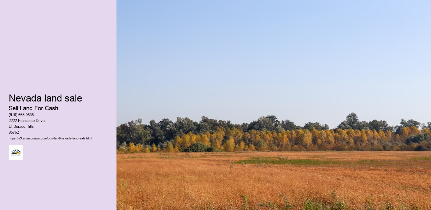 Nevada land sale