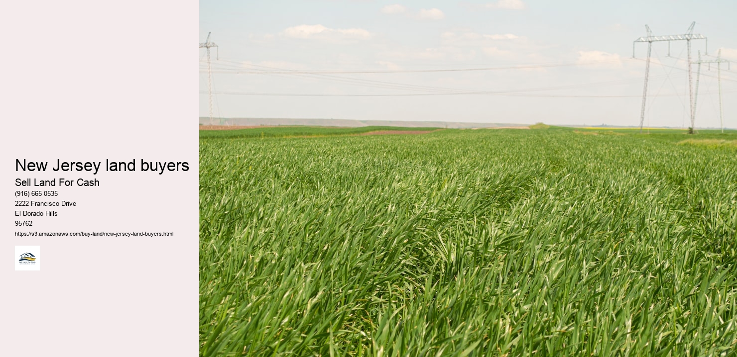 New Jersey land buyers