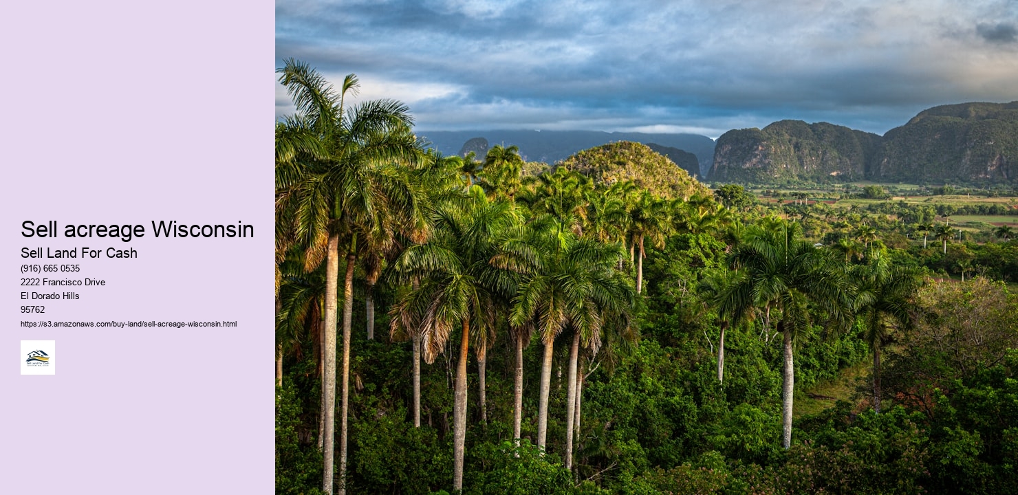 Sell acreage Wisconsin