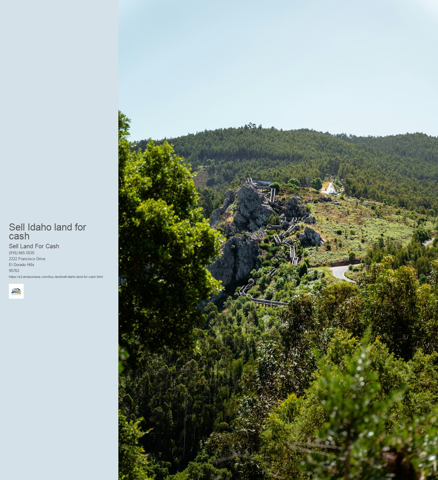 What is the existing market need for Idaho land sales?