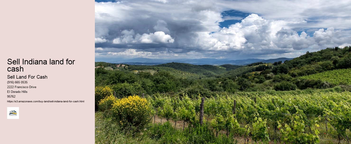 Sell Indiana land for cash