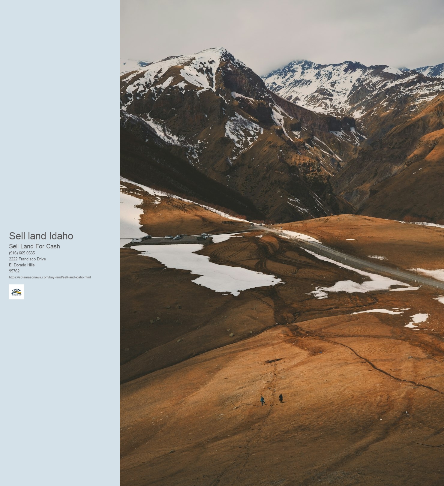 What is the worth of Idaho land when costing cash?