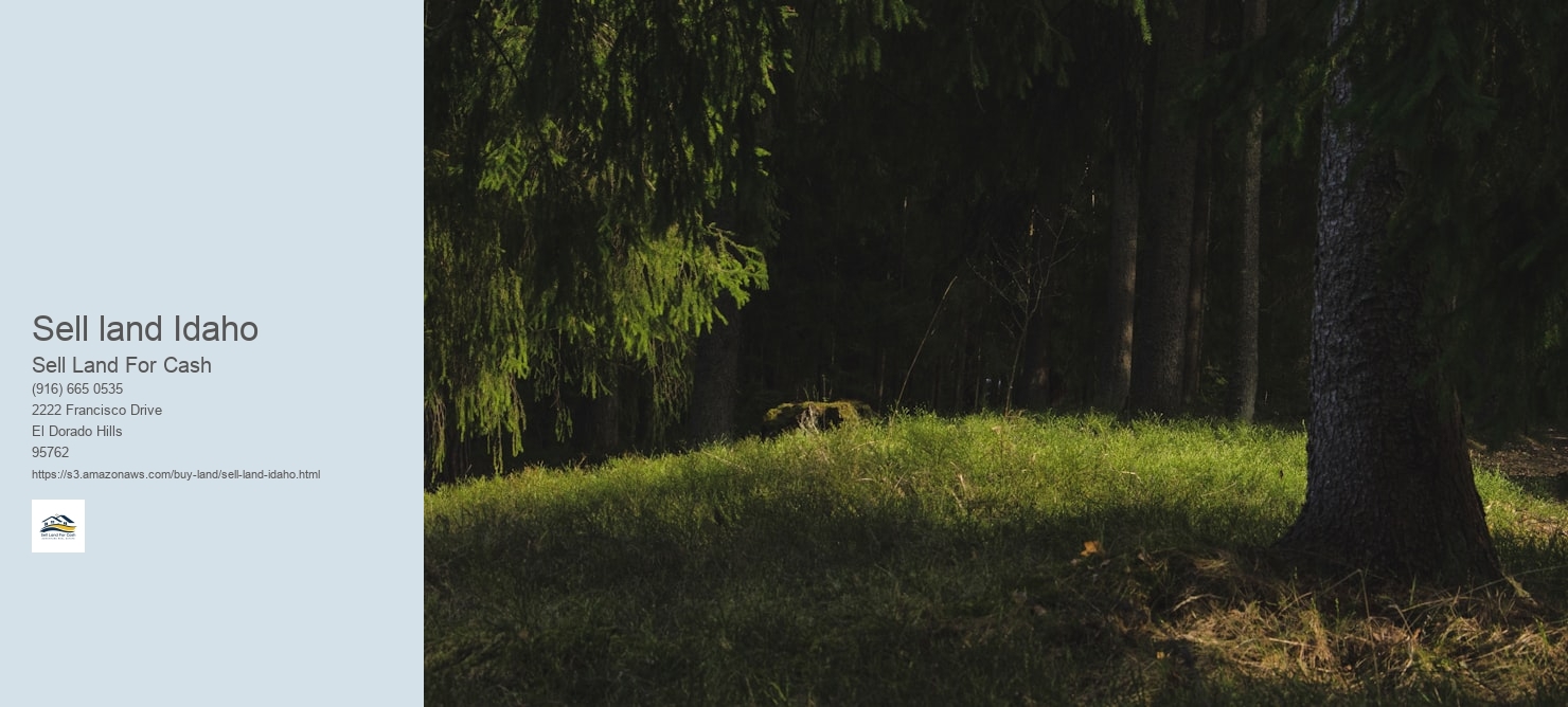 Sell land Idaho