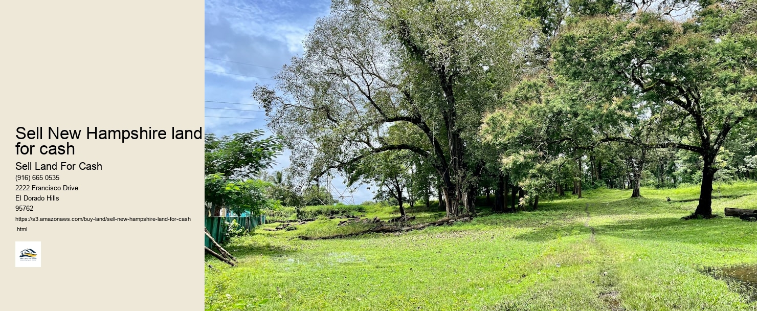 Sell New Hampshire land for cash