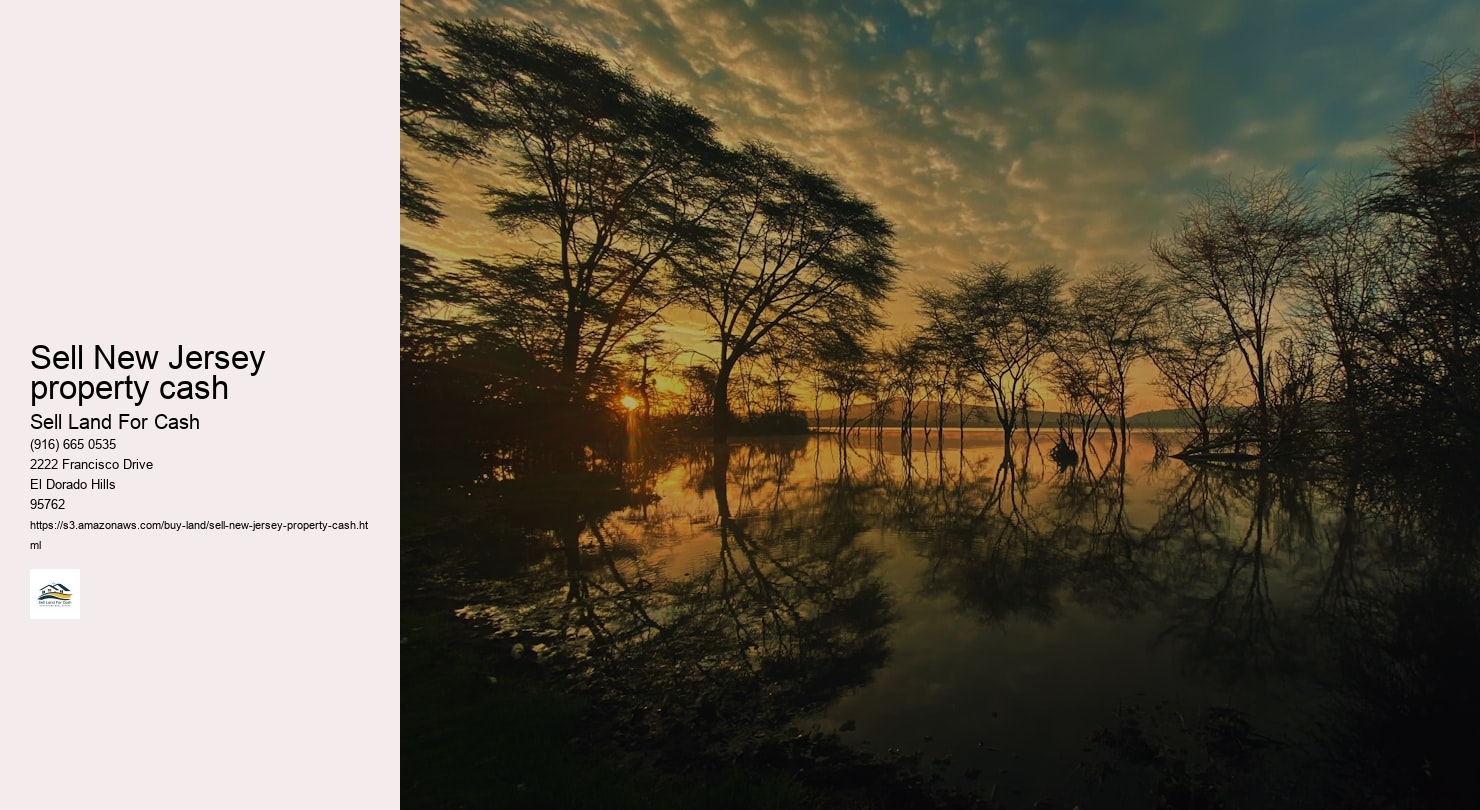 Sell New Jersey property cash