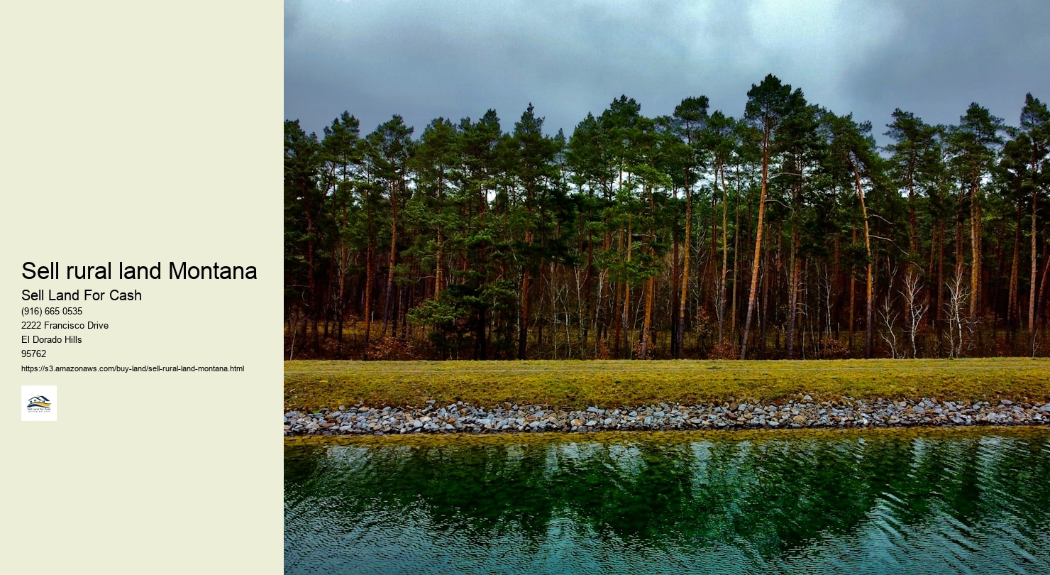 Sell rural land Montana