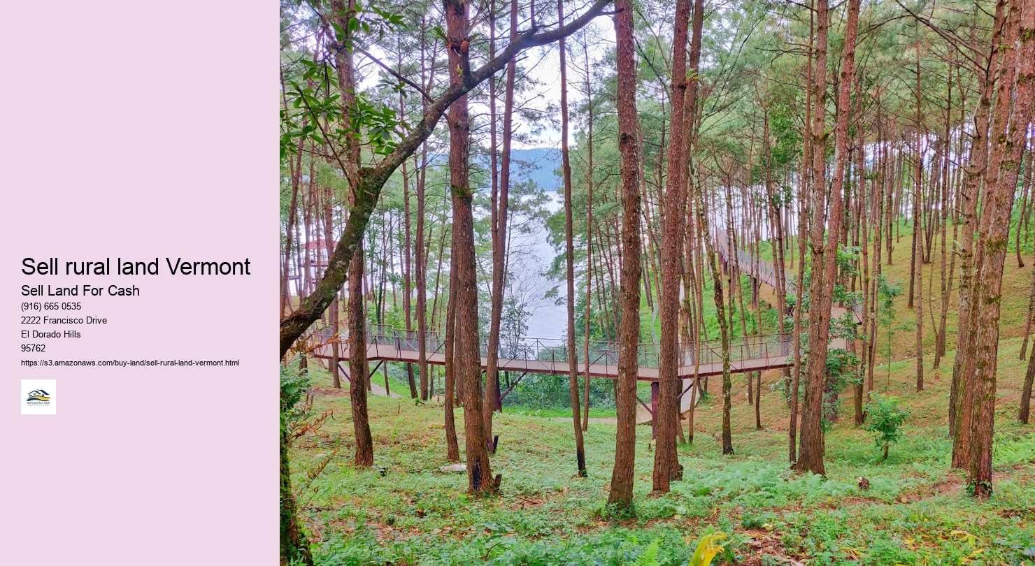 Sell rural land Vermont