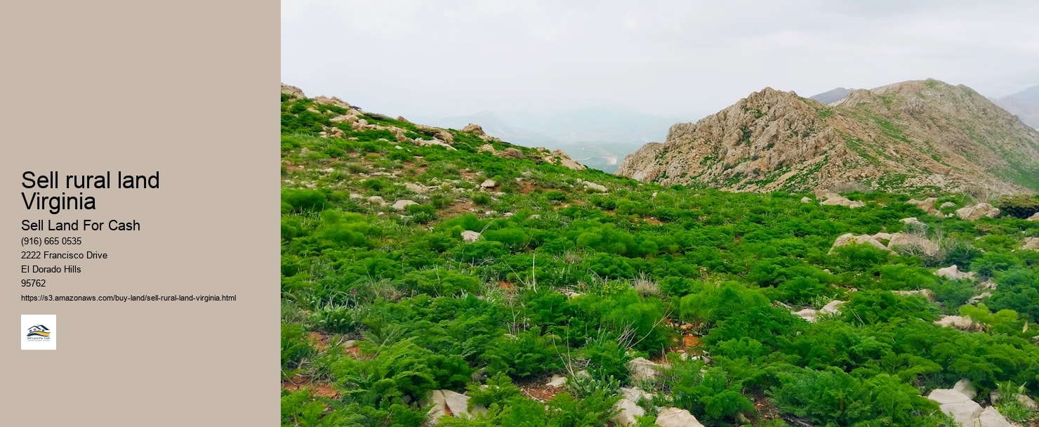 Sell rural land Virginia