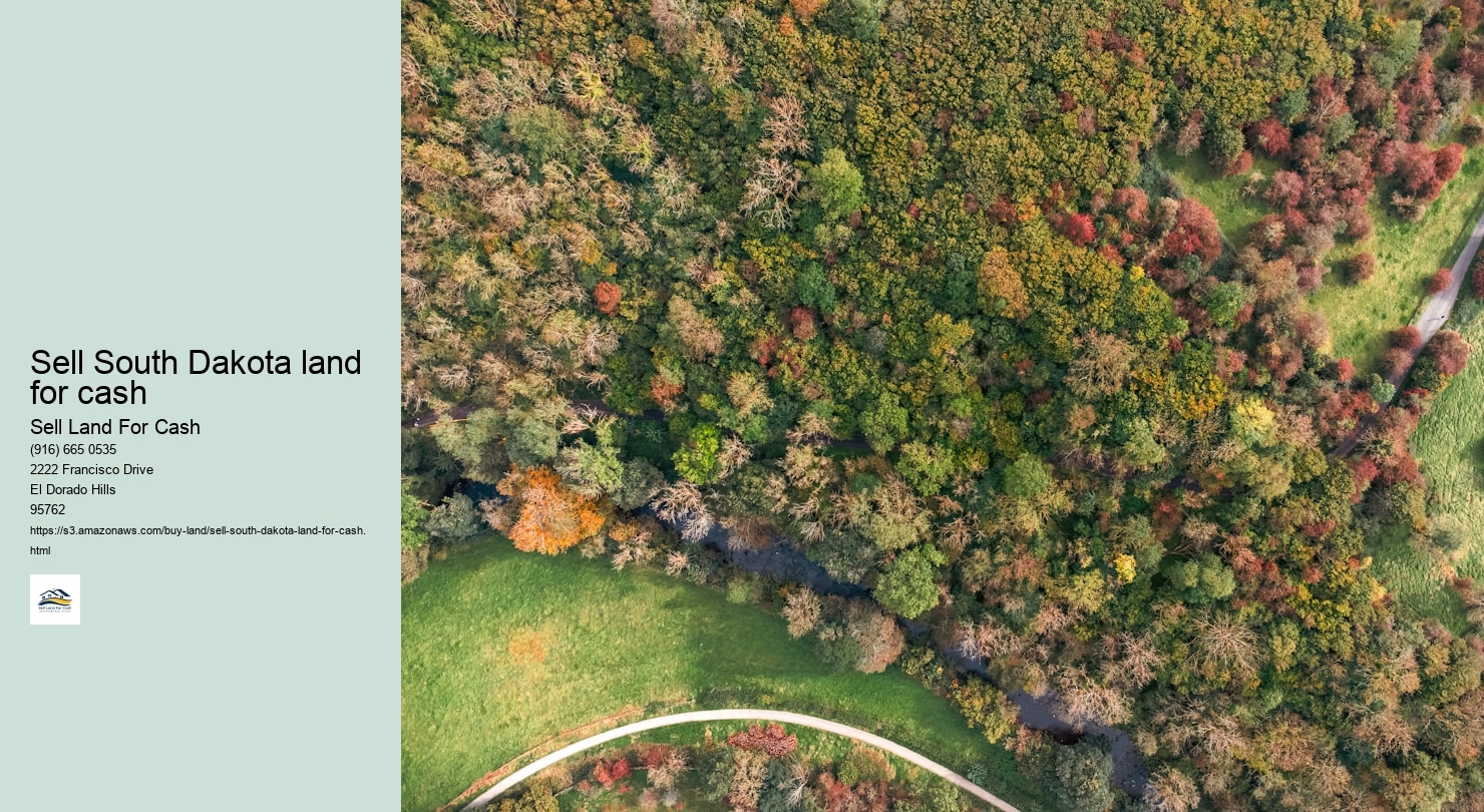 Sell South Dakota land for cash