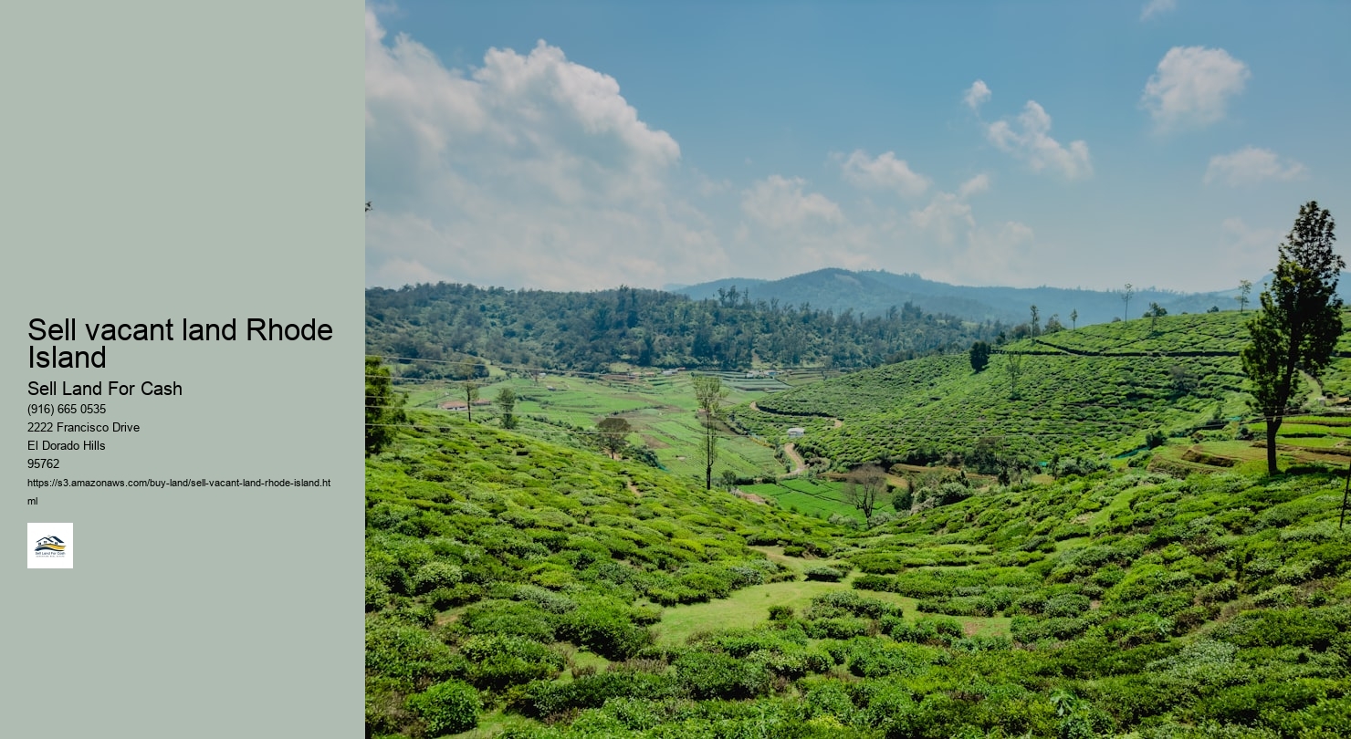 Sell vacant land Rhode Island