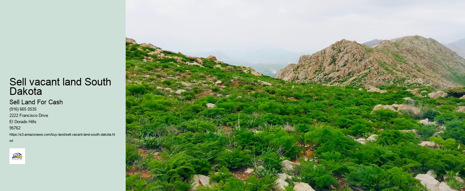 Sell vacant land South Dakota