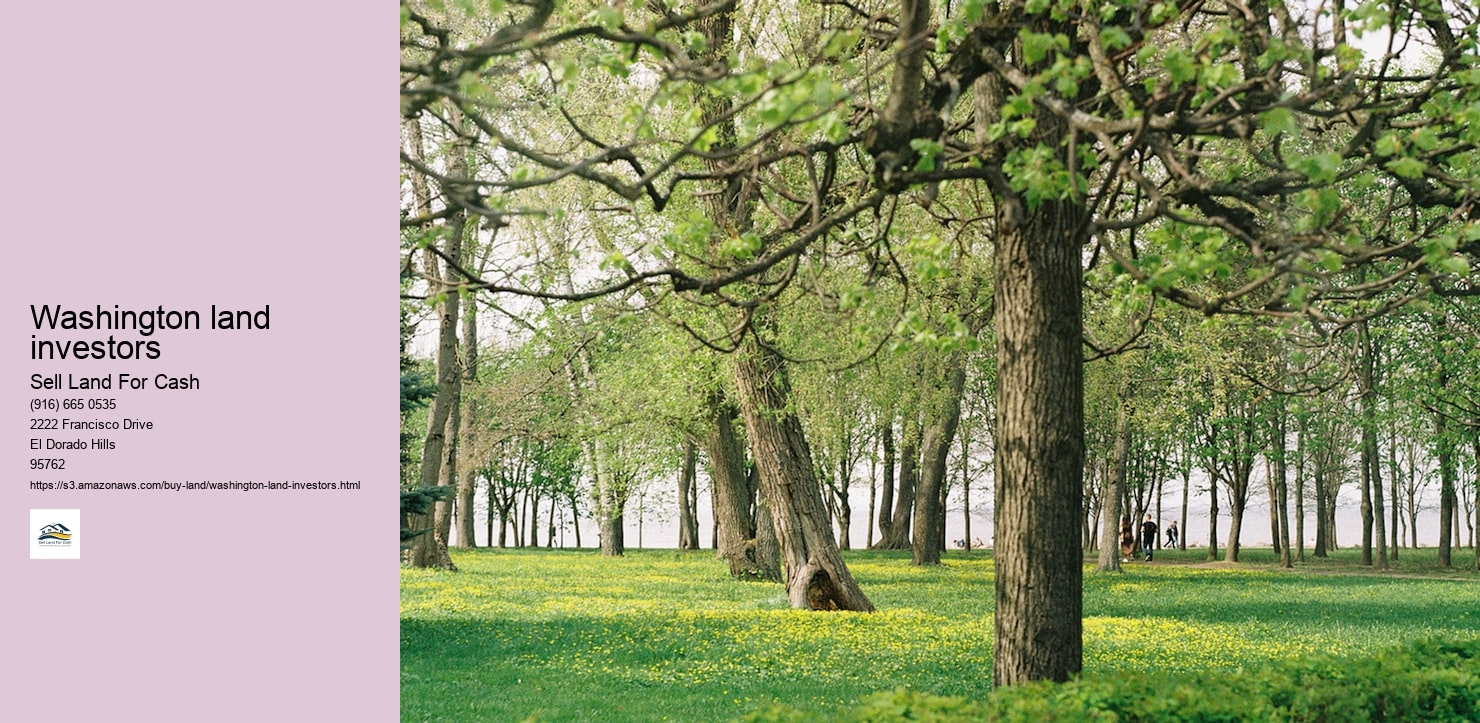 Washington land investors