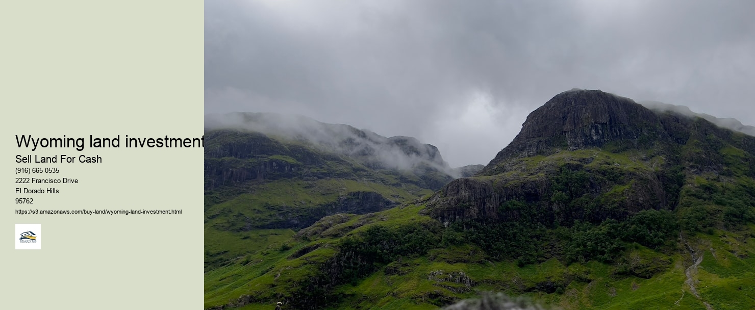 Wyoming land investment