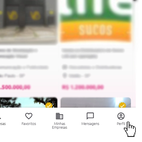Acesse seu perfil