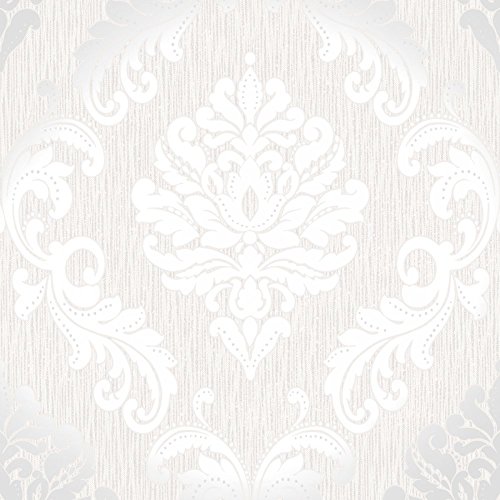 5011419805006 EAN Chelsea Glitter Damask Wallpaper White / Silver (H980500) UPC Lookup
