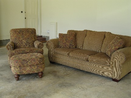 Sofa  Ottoman on Bfac Com   Sofa And Chair With Ottoman By England From Lazyboy