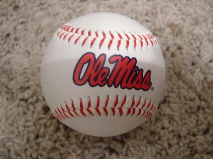 Ole Miss Baseball-- AUTOGRAPHED by Head Coach Mike Bianco!