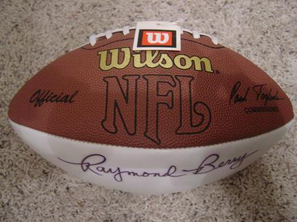NFL Hall Of Famer Raymond Berry Autographed Football!