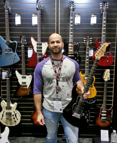 Fret-King Guitars Exhibit, NAMM Show 2014, Anaheim, CA