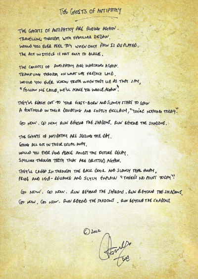The Ghosts of Antipathy
