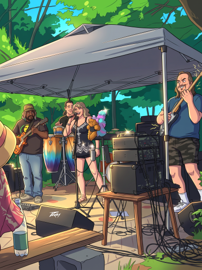 Made from photo of Slapback Cambridge MA Porchfest 2026