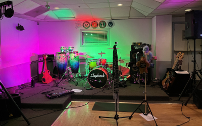 Slapback setup at Amvets in Pink