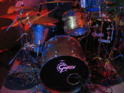 Ricks Silver Sparkle Gretsch Kit